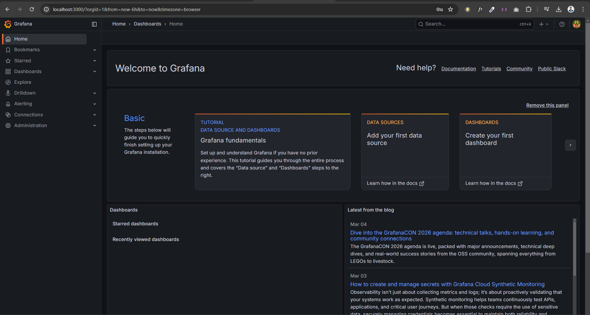 Grafana UI